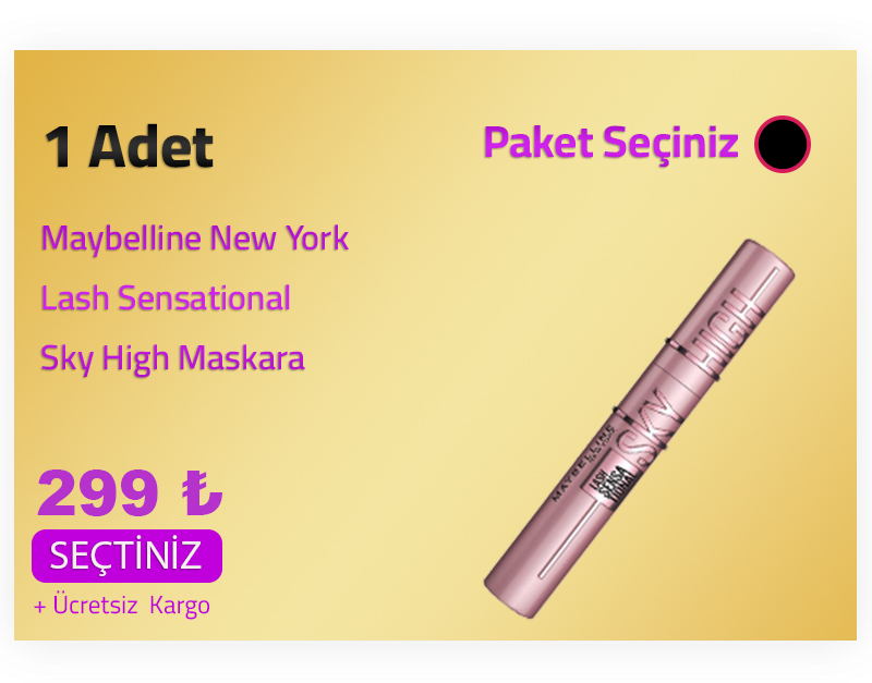 1 Adet Sky High Maskara