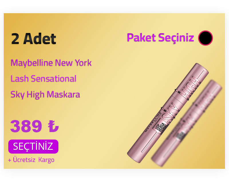 2 Adet Sky High Maskara