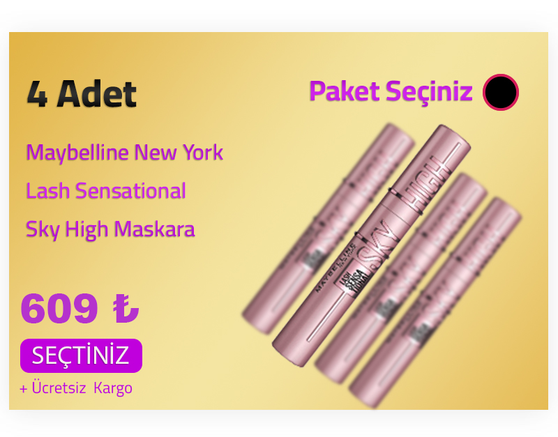 4 Adet Sky High Maskara